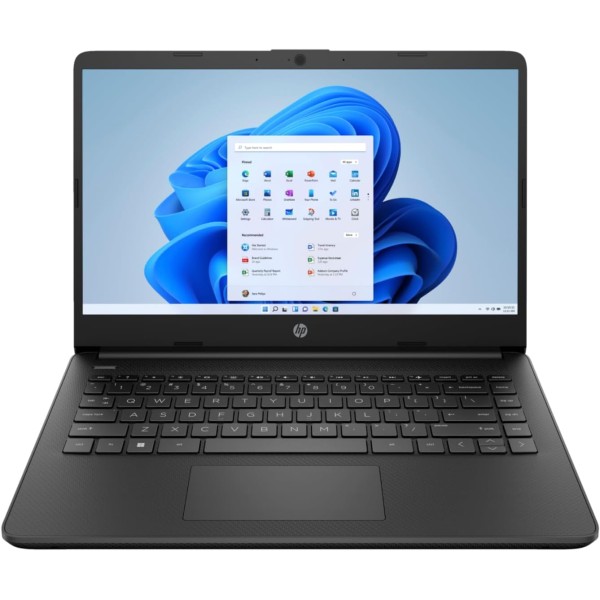 HP 14 inch Laptop, HD Touchscreen Display, Intel C...