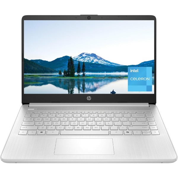 HP 14 inch Laptop, HD Touchscreen Display, Intel C...
